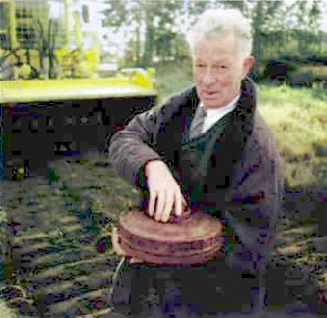 Walter Krohn mit Mine