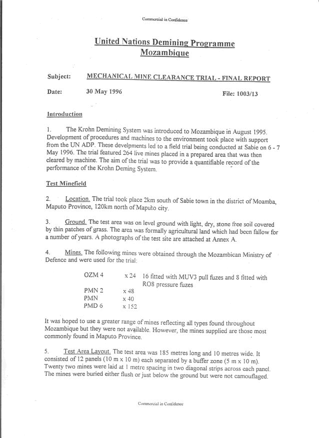 1. Page of Final Report